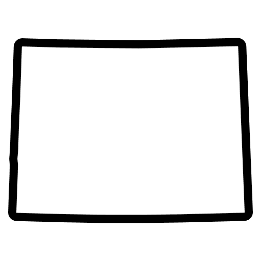 Colorado state outline